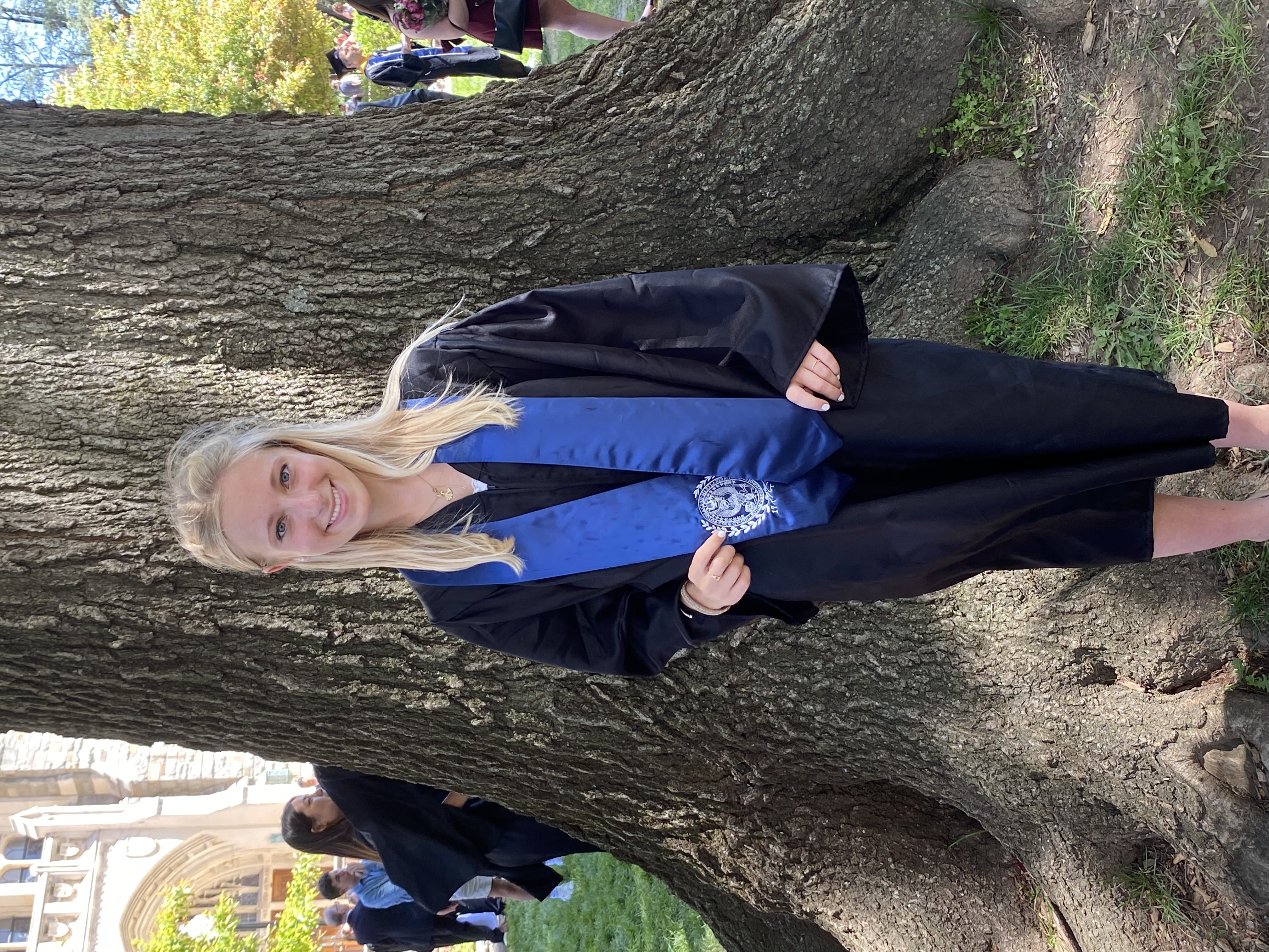 Sophia Toback at Georgetown University graduation